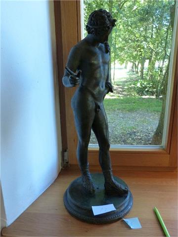 vermutl. Bronze-Skulptur